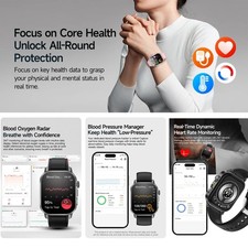 2026 Smart Health Watch for Men & Women – ECG & PPG Heart Rate Monitor – Fitness 6