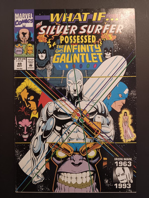 Marvel What if the Silver Surfer US Comic 49 may possessed the infinity gauntlet