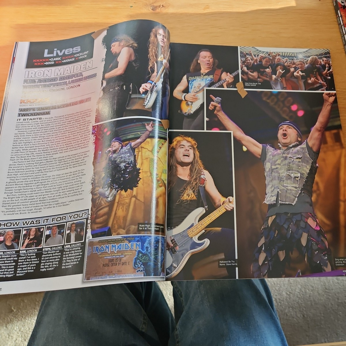 KERRANG！ ISSUE NO 1219 IRON MAIDEN Kerrang No.1219 Iron Maiden Kerrang Product #PG3G6E | eBay