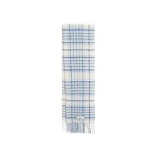 Jacquemus Le Chouchou Check Scarf Light Blue - Designer Fashion
