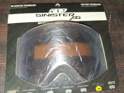 NEW 509 Sinister X6 Fuzion  Goggle Lens F02001000-000-801