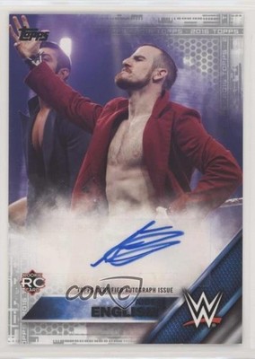 2016 Topps WWE Then Now Forever Silver 7/25 Aiden English Auto 1u6