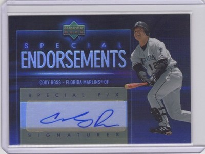 2006 Upper Deck Special F/X Special Endorsements Auto Cody Ross Marlins #SE-CR