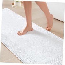 Splendor Reversible 100 Cotton Tufted Bathroom Rug-3000 GSM Hotel Quality