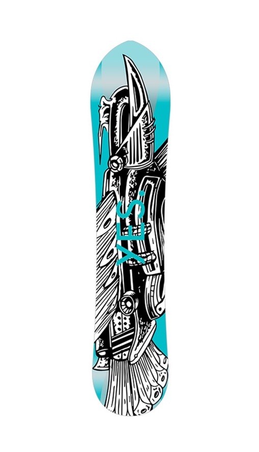 2023 YES 420 Powder Hull Men's Snowboard YES. NEW 154 154cm snow