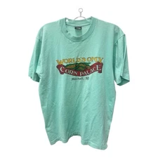 Vintage Screen Stars Best World's Only Corn Palace L Green Single Stitch T-Shirt
