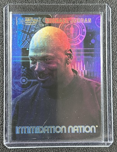 MICHAEL JORDAN 2022 SKYBOX METAL UNIVERSE CHAMPIONS #IN-1 INTIMIDATION NATION