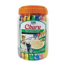 Churu Cat Treats Lickable Squeezable Creamy Pur e Cat Treat with Green 1 Count