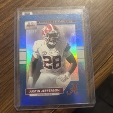 2023 Bowman University Alabama Crimson Tide - Justin Eboigbe #51 Blue Foil /99