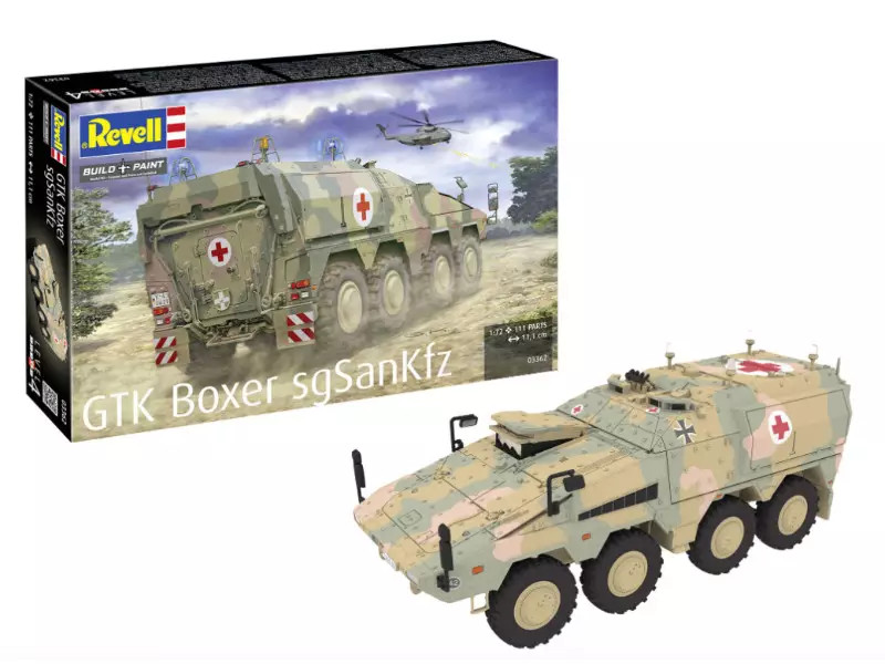 Ambulance militaire GTK Boxer sgSanKfz REVELL 03362 maquette plastique 1/72