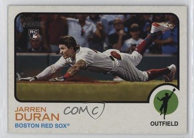 2022 Topps Heritage SP Image Variation Jarren Duran #211 b9e
