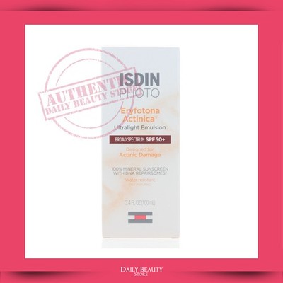 ISDIN Eryfotona Actinica Ultralight Emulsion SPF 50 100ml 3.4oz EXP 07/2027 NEW