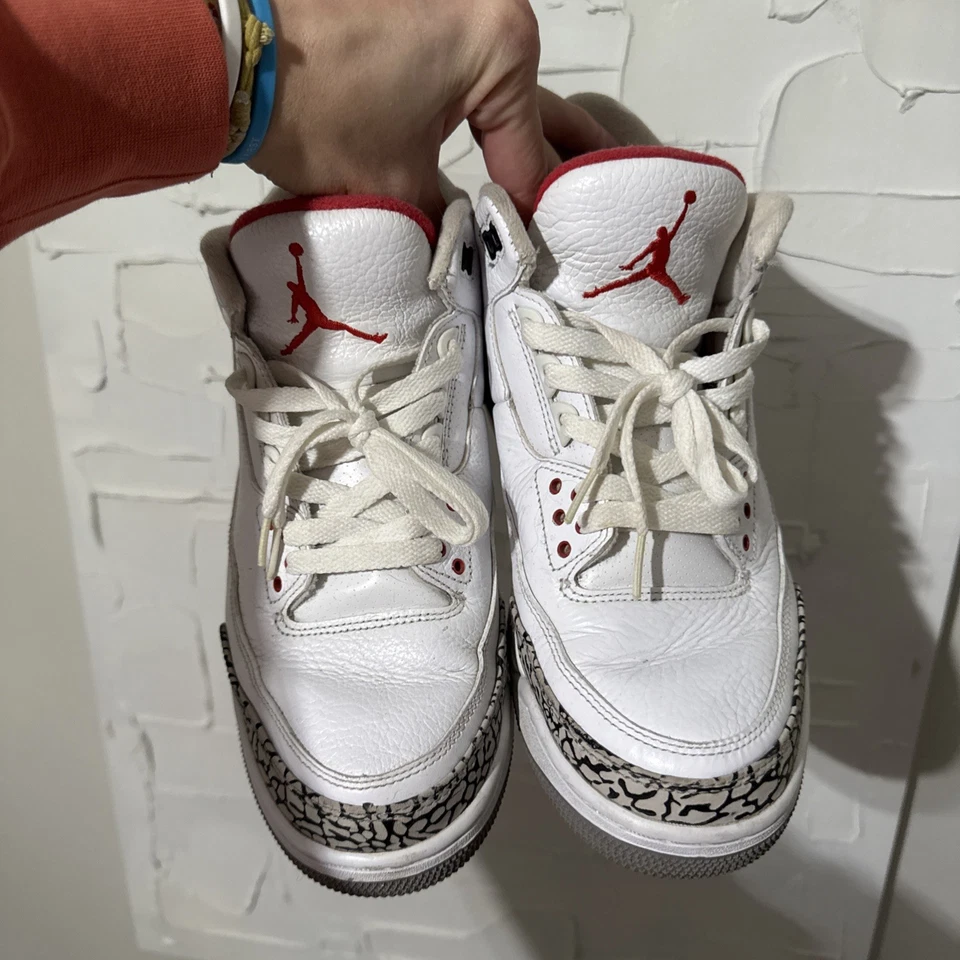 Air Jordan 3 Retro Blanco Cemento (2011) 186064-105 Hombre Talla 10 Foto 2 de 4