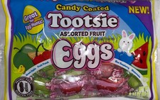 Tootsie Easter Eggs Candy Coated Fruit Flavor 1ea 3.14oz Bag-Limited Supply-NEW