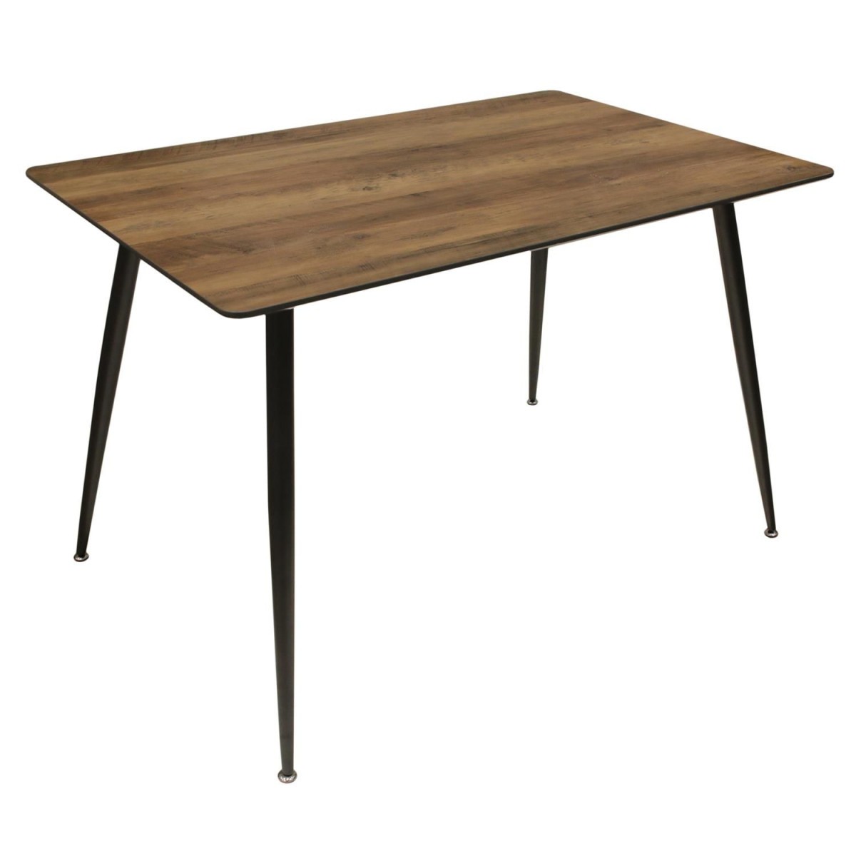 Table de repas design épuré 115cm naturel pour repas chaleureux en famille