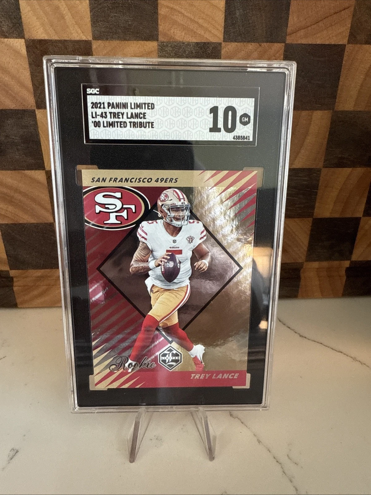 Trey Lance Panini Limited 2000 Limited Tribute Rookies #LI43 Base