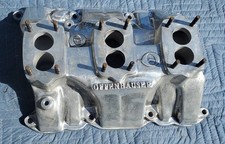 Nice Offenhauser Tripower 3x2 Buick 401 424 Nailhead Aluminum Intake Manifold Nice Offenhauser Tripower 3x2 Buick 401 424 Nailhead Aluminum Intake Manifold