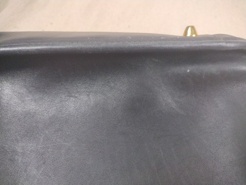 Vintage Coach Tasche Handtasche 9966 USA schwarz Leder Crossbody Reißverschluss Nichtraucher - Bild 11 von 15