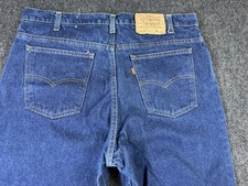 vintage Levi's orange tab jeans in a dark wash denim Size 38x32