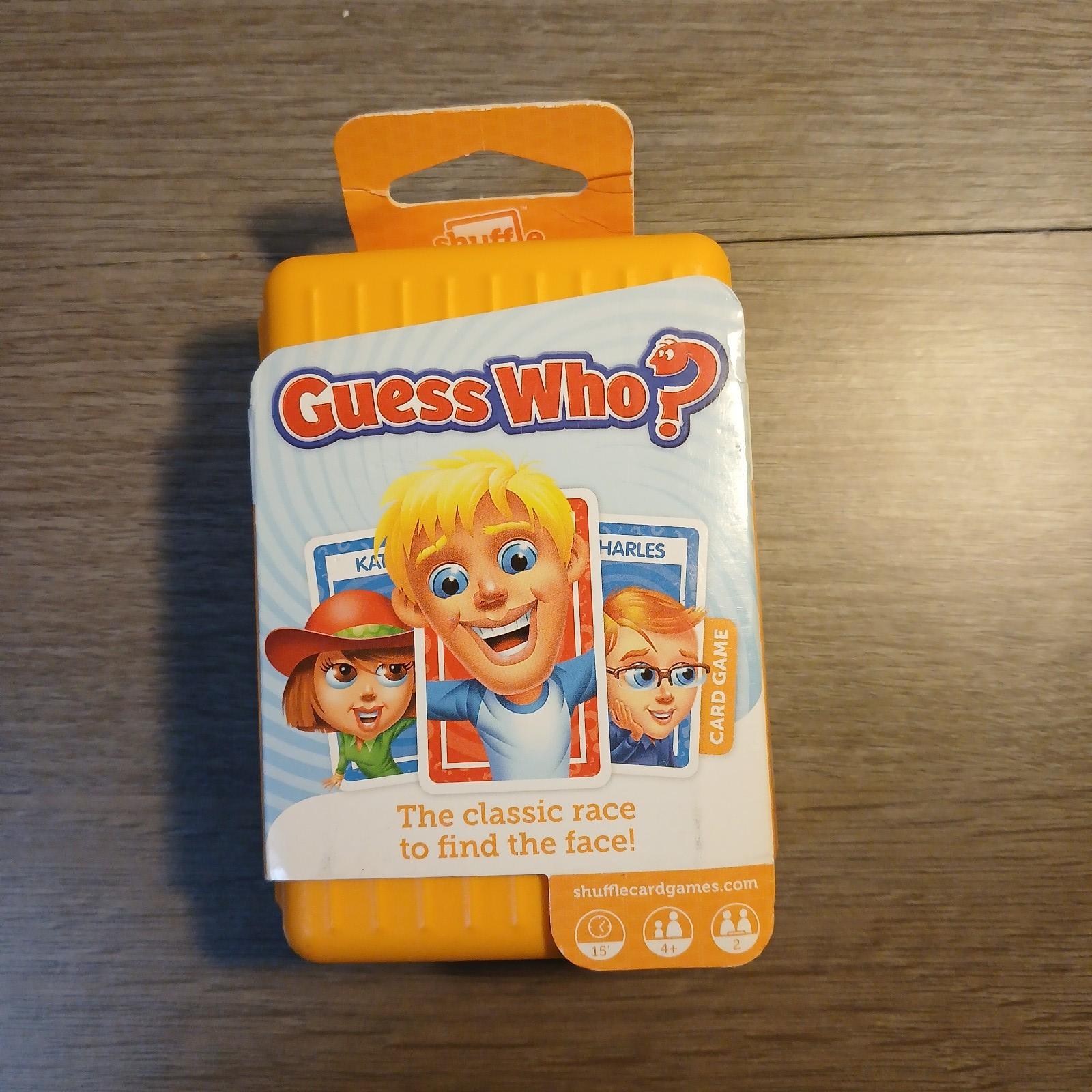 Shuffle Guess Who? Card Game | Portable Travel Version | Hasbro 2014 | Complete
