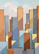 Charles Green Shaw : Shape Shadows : 1934 : Archival Art Print