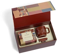 Tea Forte Frank Lloyd Wright Tea Gift Set Cup Tray Pyramid Infuser Bags NEW!