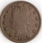 1908-P Liberty Nickel — photo from another recent sale