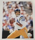 DAN FOUTS Signed 8x10 Photo-HALL OF FAME-SAN DIEGO CHARGERS-Beckett