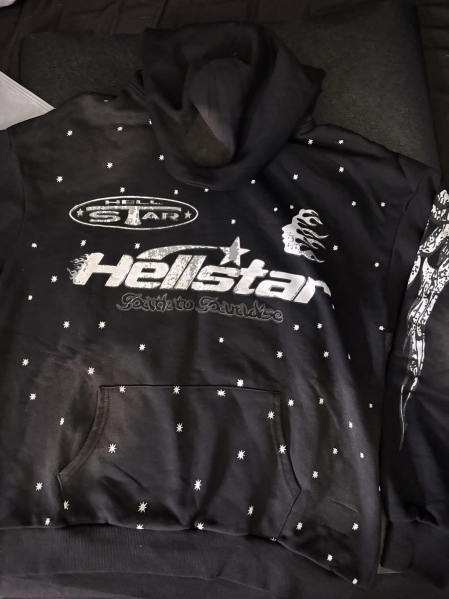 hellstar パーカー ブラック Black Hellstar Hoodie (Multiple sizes, same day shipping) | eBay