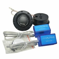2x Alpine Hochtöner Auto 4 Ohm Tweeter mit Frequenzweiche