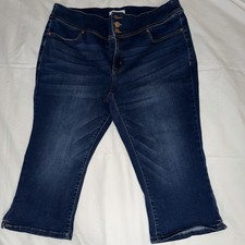 Lane Bryant Flex Magic Waistband High-Rise Crop Sz 18. All Stretch Fabric Denim