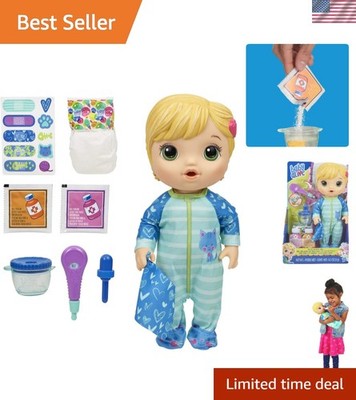 Cute 13-Inch Mix My Medicine Doll - Interactive Kitty-Cat Pajamas & Accessories