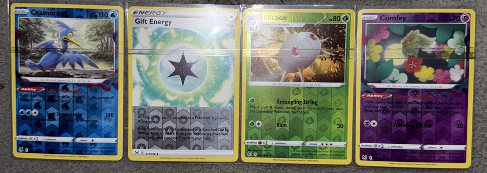 Error Pokemon Cards /w Print Error On Them All Frm Same Sheet Error Match Togthr | eBay