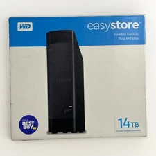 WD Western Digital Easystore 14TB External Hard Drive HDD USB 3.0 Open Box