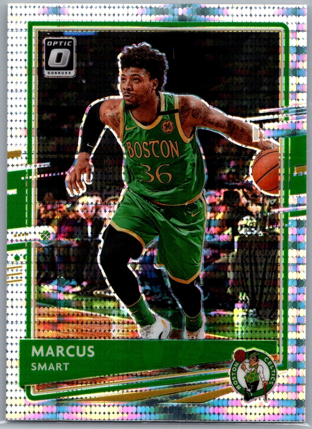 2020-21 Donruss Optic #41 Marcus Smart Silver Pulsar Boston Celtics