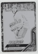 2016-17 Upper Deck Compendium Rookies Printing Plate Black 1/1 Sebastian Aho 5ui