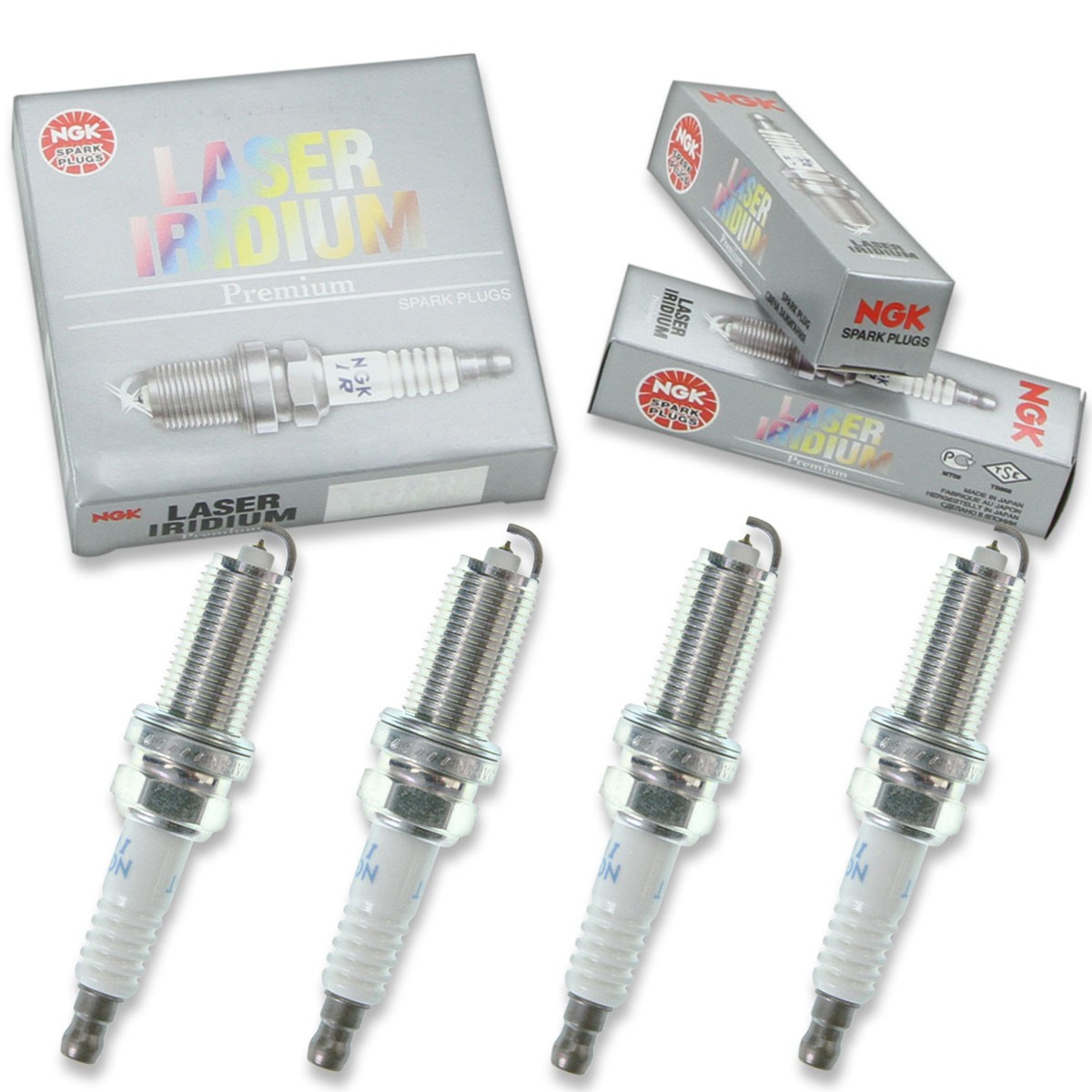 4 pc NGK 96779 ILFR5T11 Laser Iridium Spark Plugs for SK16HR11 PKH16TT uq