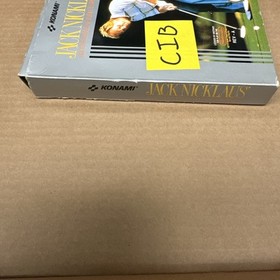 Jack Nicklaus Greatest 18 Holes of Major Championship Golf Nintendo NES COMPLETO