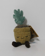 Monstera Potted Plant Plush 6'' Soft Toy "Layla" Greenhouse by Russ NWT