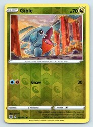 Gible 107/172 Common Reverse Holo Brilliant Stars
