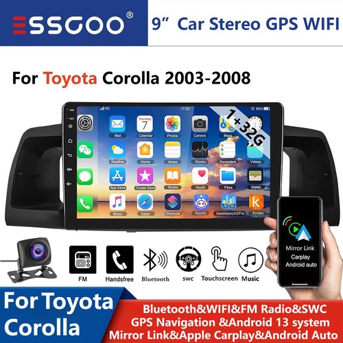 2G 64G Car Radio Stereo for Toyota Corolla 2009-2013 with