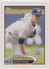2012 Topps Opening Day Zack Greinke #179 2u3
