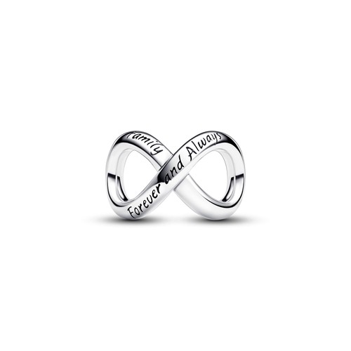 Pandora Forever & Always Infinity Charm Sterling Silver Women's Jewelry