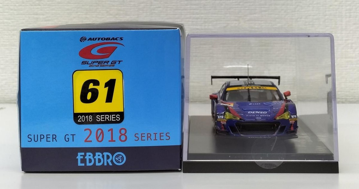 EBBRO GT300 2018 SUBARU BRZ R＆D SPORT EBBRO 1/43 Subaru BRZ R&D SPORT SUPER GT GT300 2018 No.61 | eBay
