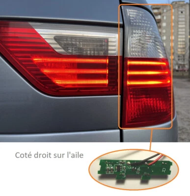 Kit de réparation pour Feu Arriere coté Droit sur l'aile BMW X3 E83; OEM:7162210