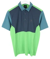 PEAK PERFORMANCE Ratourpo T-Shirt Men's MEDIUM Short Sleeve Jersey Polo Neck