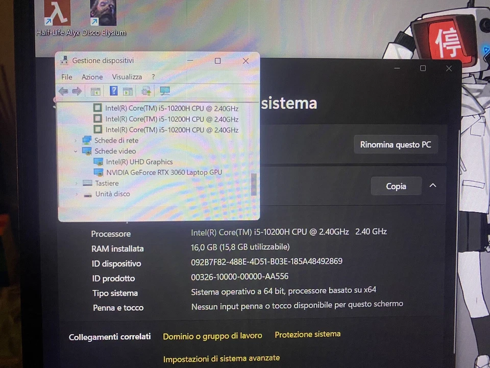 MSI GF65 Thin 10UE - i5-10200H - RTX 3060 6GB - RAM 16GB - Immagine 2 di 4
