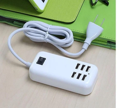 6 Port USB Hub Fast Wall Charger Station Multi-Function Desktop AC Power Adapter - Picture 11 of 16