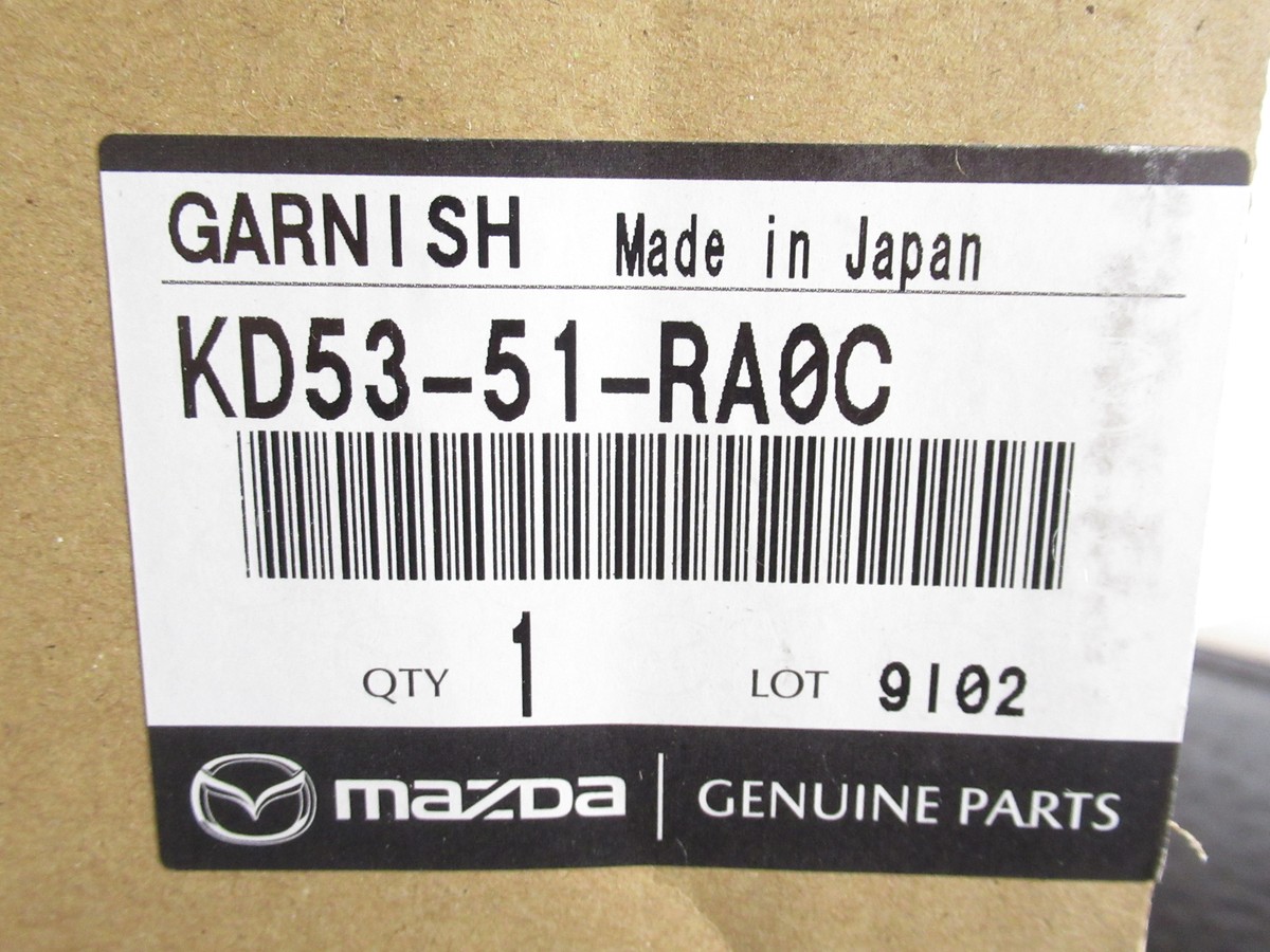 Genuine OEM Mazda KD53-51-RA0C Passenger Front Lower Door Molding