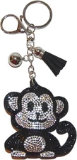Popfizzy Monkey Keychain, Purse Charm, Backpack Keyring